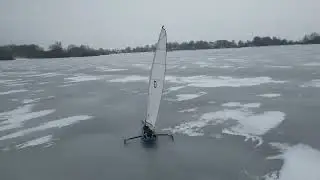 Einfelder See Segelschlitten