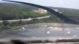 Cessna 182A VERY SHORT landing on runway 18 at Spadaros (1N2)