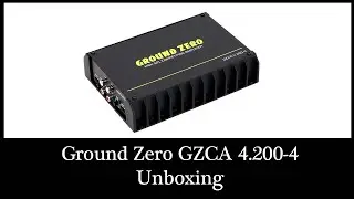 Ground Zero GZCA 4.200-4 4-Kanal Competition Endstufe 1000W RMS Unboxing