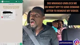 Dee Mwango Unblock To Send Me Fake Demand Letter, Then Blocked Me