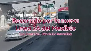 Recorrido completo en la Línea 2A del Mexibús (Ida y Vuelta)