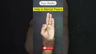 Vayu Mudra || help in mental peace || #YogaTechz #yogasports #vayumudra #mentalpeace #shortsvideo