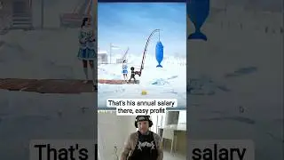 Dude literally make his annual salary today. #icefishing #streamer #viral