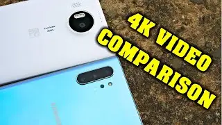 Samsung Note 10 Plus vs. Lumia 950 XL - 4K video samples