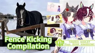 Tanino Gimlet vs. Fence [Fence Kicking Compilation Vol. 01] | タニノギムレット vs. 牧柵 [牧柵破壊集 Vol. 01]