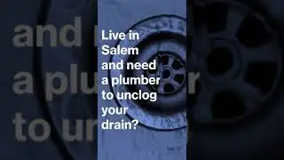 Clogged drains? | Emergency Plumber Salem Oregon | 24/7 service #shorts 📞 815) 290-9652