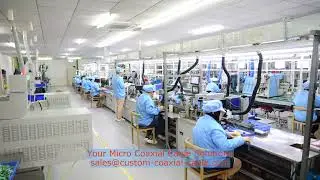 20437-050T-01 Custom Bundled Cable ultra-thin 40 coaxial cable for machine vision tray cable manufac