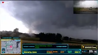 Beautiful Iowa Supercells - Live Stream Archive