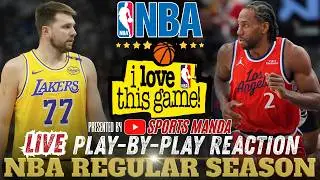 🔴LAKERS VS CLIPPERS │ 2026 NBA REGULAR SEASON - Basketball Play-By-Play Reaction & Scoreboard