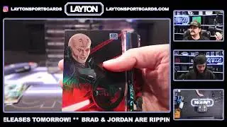 СУПЕРФРАКТОР!! 2025 Topps Star Wars Chrome Galaxy Hobby 12 Box Case Break #3