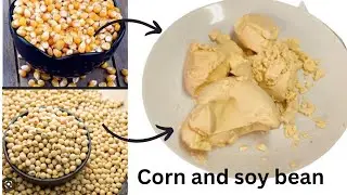 ПРИГОТОВЛЕНИЕ СОЕВЫХ БОБОВ/КУКУРУЗЫ Вместе как Акаму/пап