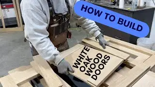 How to Build Tongue and Grove White Oak Doors