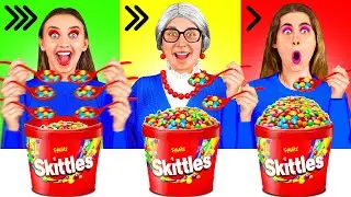 Fast, Medium or Slow Food Challenge | Amazing Cooking Hacks by 4Fun Challenge