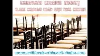 Chiavari Chairs Direct - Black Chiavari Chair with Free Cushion