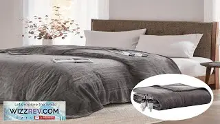 Degrees of Comfort Electric Blanket Queen Size Fleece Heated Blankets with Dual Review