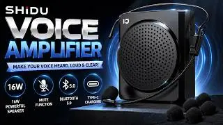 Shidu Voice Amplifier | Voice Amplifier with Wireless Microphone | Voice Amplifier for Teaching