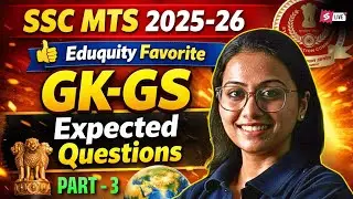 SSC MTS 2026 | SSC MTS GK GS Classes 2026 | SSC MTS Most Expected Questions By Niti Mam