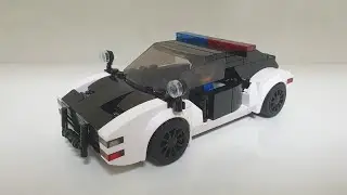 레고로 8스터드 경찰차 만들기 lego 8 stud wide police car moc[레고 자동차 창작]
