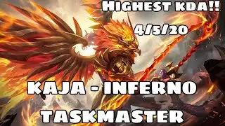 Kaja - Inferno Taskmaster | First time nyoba Kaja langsung review skin nya🤩