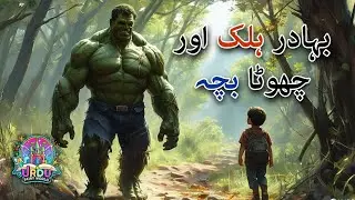 بہادر ہلک اور چھوٹا بچہ | Brave Hulk and Little Kid Story in Urdu| Urdu Story| Urdu Fairy World