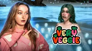 Нашла секретный пруд со светящимися медузами в Симс 4 | Very Veggie Legacy #9