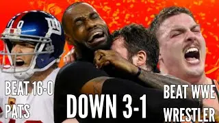 LeBron&rsquo;s 2016 NBA Finals, Manning Topples The Pats, & Wyatt Hendrickson: The 3 Greatest Upsets Ever