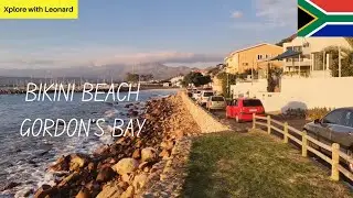 BIKINI BEACH & GORDON'S BAY BEACH, CAPE TOWN - SOUTH AFRICA (Beach & Harbour walk)