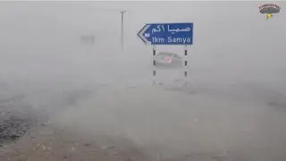 تابع احداث عاصفه وادي بني غافر التاريخيه ح2 | ولايه الرستاق 1/6/2022
