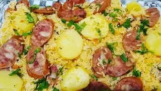 Arroz na panela de pressão - Pronto em 3 minutos!