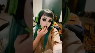 Someone play Fortnite with me :,) #bluehaircolor #goth #altgirls #gothgirl #altmakeup #fortnite
