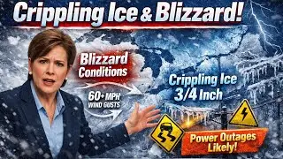 Crippling Ice Storm & Blizzard Chaos: Great Lakes to Northeast! ❄️🧊💨 | Major Winter Storm Alert