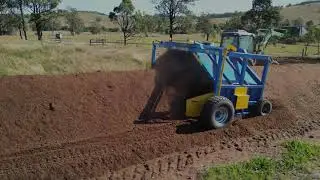 Trailing Compost Turner: The True Blue Composter