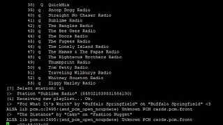 Wireless text-based Pandora Radio | No commercials | Unlimited skips