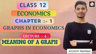 CLASS 12 ECONOMICS  CHAPTER-1 GRAPHS IN ECONOMICS | Lecture 4 Meaning of a Graph @ACCOUNTMASTERJI 