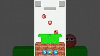 Protect the Red Ball: The Happy Red Ball's Journey! 😊🔴 #games #mobilegame #2048 #iogame #androidgam