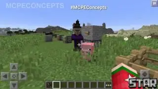 Minecraft PE CONCEPTS | MCPE 0.14.0 UPDATE Pistons, Witches & More! + GAMEPLAY!!
