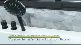 Indoor Eco Friendly Acrylic Multifunction Massage Bath Tub