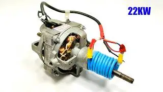 New Electric Fan Motor Generator Get 220V Free Energy Generator At Home
