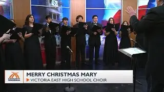 Victoria East High School Choir celebrates the holiday season through song