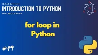 for loop in Python | What is for loop?