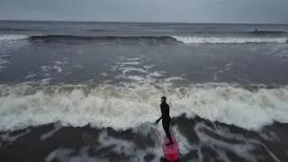 Estonian surf waves in January
