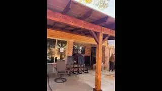 Custom pergola #construction #framing #cedarwood #cedro