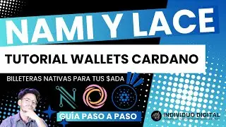 Billeteras nativas de CARDANO  [Tutorial]: Nami y Lace 👨🏻&zwj;🏫