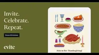 Thanksgiving & Friendsgiving Invitations by Evite&reg;