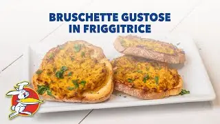 Bruschette gustose in friggitrice