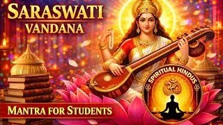 Saraswati Vandana for Students 📚 | Goddess of Knowledge 🙏| Best Mantra Before Study & Exams 🔱