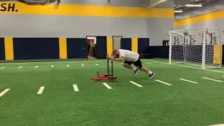 Sanford POWER Demonstrates 40-Yard Dash of the NFL Combine Test