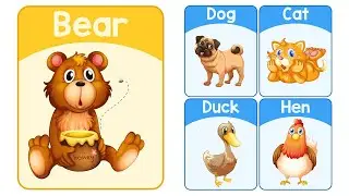 Match The Letters with Pictures | Letter Matching Game | LKG Class English Worksheets