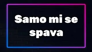 Lyrics | Samo mi se spava - Luke Black | Serbia - Eurovision 2023