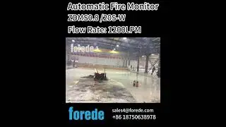 Forede ZDMS0.8 /20S-W Automatic Fire Monitor#forede #firemonitor #watercannon #firefighting #fyp